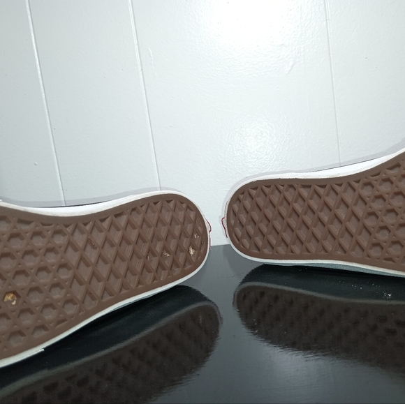 Vans Off The Wall Youth Kids Size 2 Black /White Sneakers Skate Shoes - Picture 3 of 5